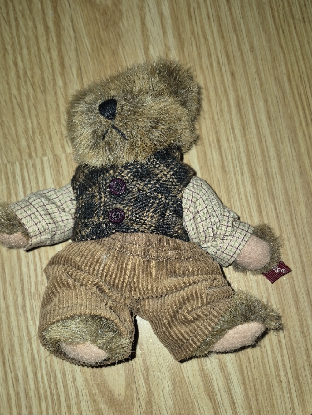 Russ Berrie Vintage Collection "Gordon"Small Brown Teddy Bear